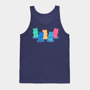 Pastel Gummy Bears Gang Tank Top